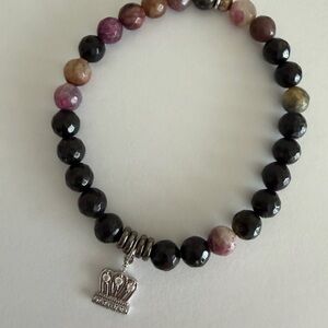 Tiffany Jazelle bracelet with Crown Charm